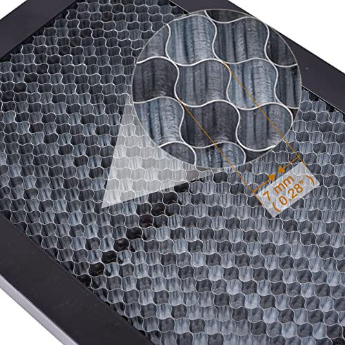XLNT TECH Laser Honeycomb Working Table 11.81" × 7.87" × 0.87(200mm x 300mm x 22mm) Panel Board Platform Used for Multil-Brand Engraving Machine. - Image 3