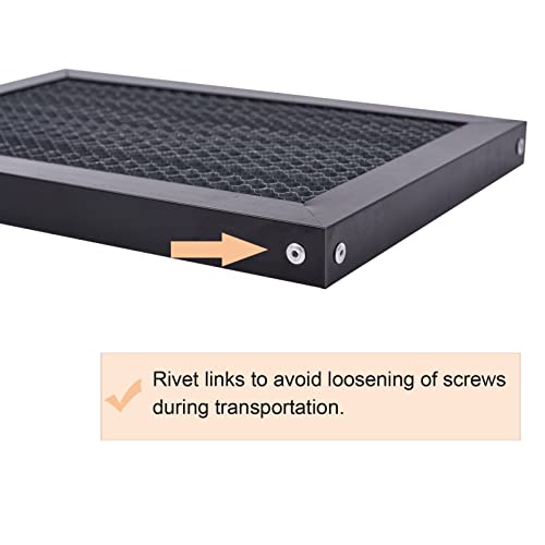 XLNT TECH Laser Honeycomb Working Table 11.81" × 7.87" × 0.87(200mm x 300mm x 22mm) Panel Board Platform Used for Multil-Brand Engraving Machine. - Image 4