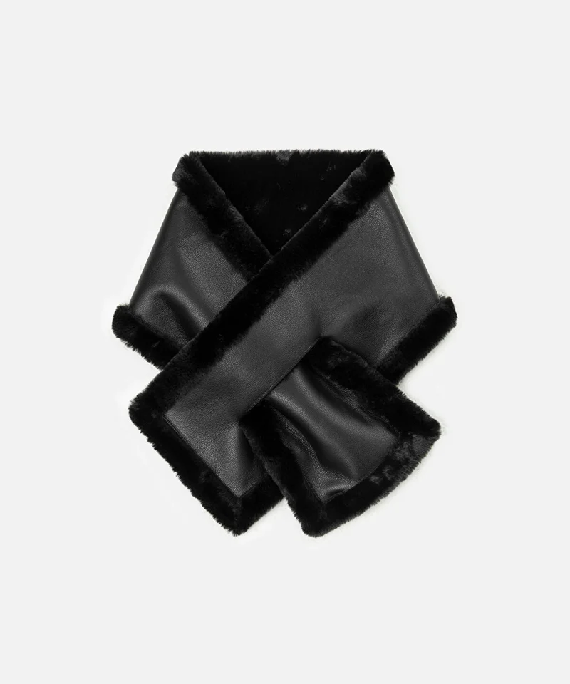 ابيكول Pull Through Faux Fur Scarf