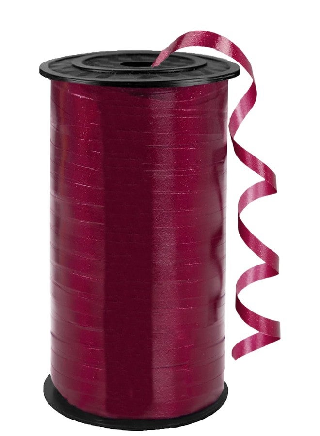 weizedm 500 Yard Premium Burgundy Curling Ribbon,Curling Ribbon for Gift Wrapping Balloon for Party Birthday Wedding Decoration,Holiday Decorations Art Crafts, Florist Flower - Image 1