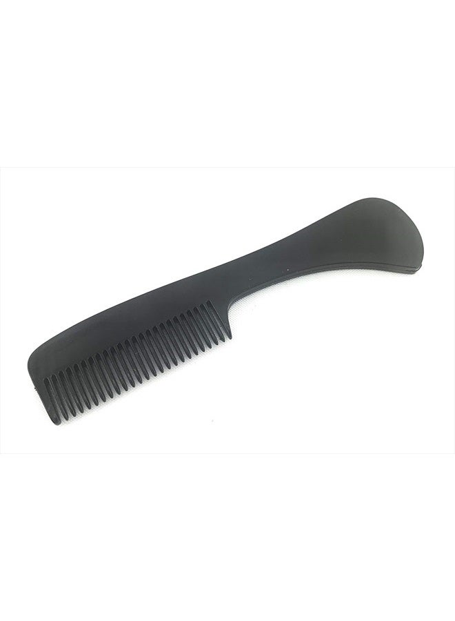 GBS Beard and Mustache Comb, Saw-Cut, Polished Pocket-Sized Comb 3 Inches, Black - Image 1