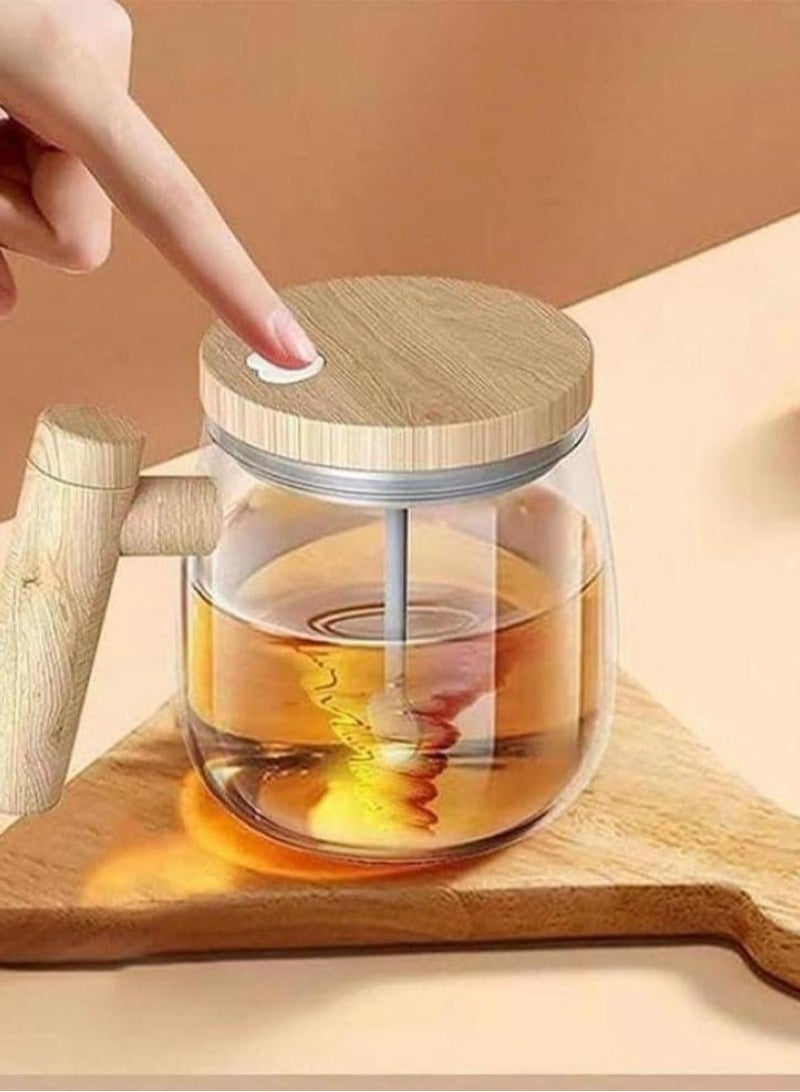 دينكس كوب زجاجي أنيق بسعة 400 مل مع خاصية التحريك الذاتي من Denx - Image 1