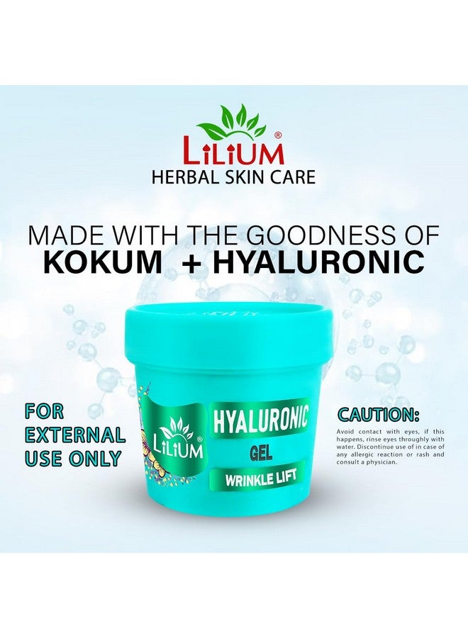 Lilium Hyaluronic Face Gel 100g, Wrinkle Lift, Moisturizer Lock, Extra Glow & Fair Complexion, Women & Men, All Skin Type Paraben & Sulfate Free - Image 3