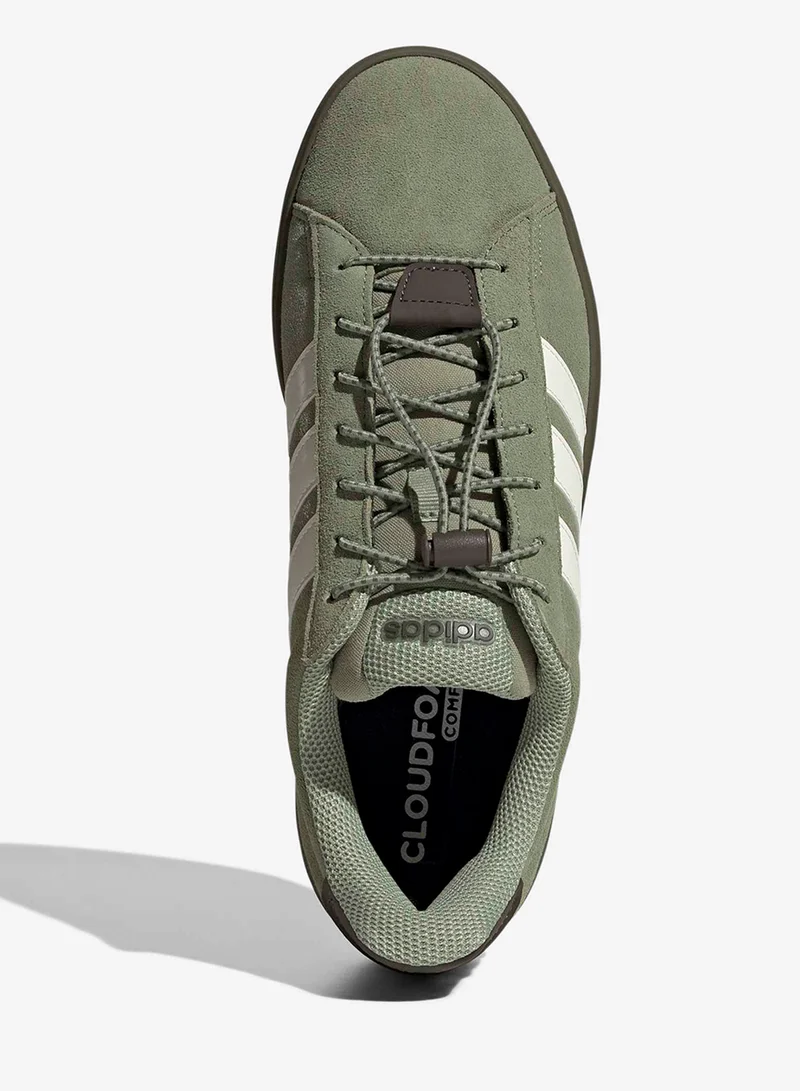 Adidas TENGRN/OWHITE/OLISTR Grand Court 3.0 for Men | Best Price UAE