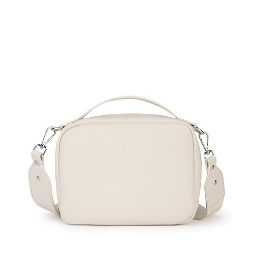 Fastrack Pastel Satchel Bag for Women | Faux Leather Handbag with Flap Closure, Inner Organizer Pockets and Detachable Strap | Compact Everyday Satchel for Errands, Outings and City Wear - Image 5