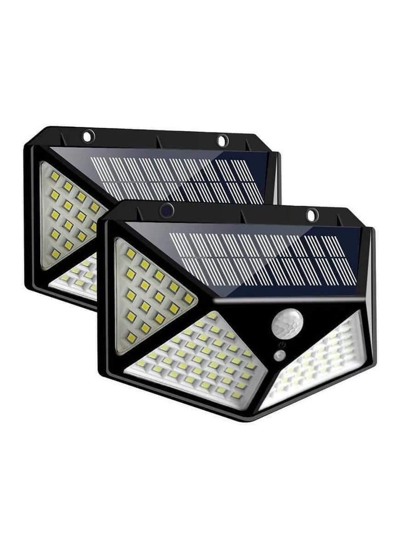 Arabic 2 Pair Solar Outdoor LED  Light with Light Reflector Outdoor Waterproof for Front Door Yard Garage Deck - Image 1