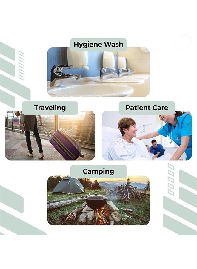 بيوينتي بيدت شاتف المحمولة - بيدت السفر القابلة لإعادة الشحن مع خزان 2.3L وخرطوم 1.2M ، رذاذ 2-Mode ، مدمج وخفيف الوزن للتخييم والسفر والنظافة الشخصية - Image 2