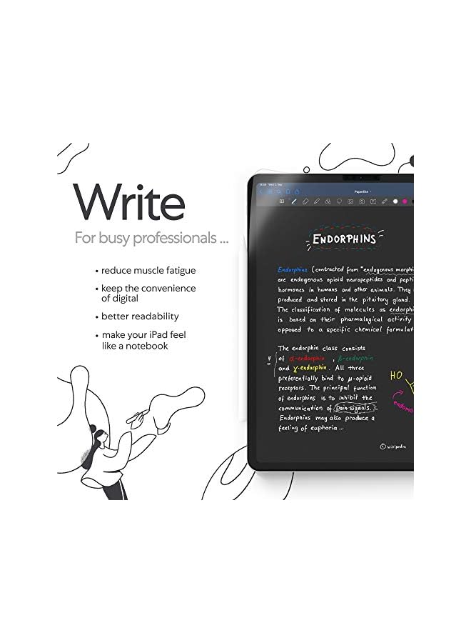 PROMASS Paperlike Screen Protector for iPad Pro 11" 2018, 10.9/11 Inch, - Image 4