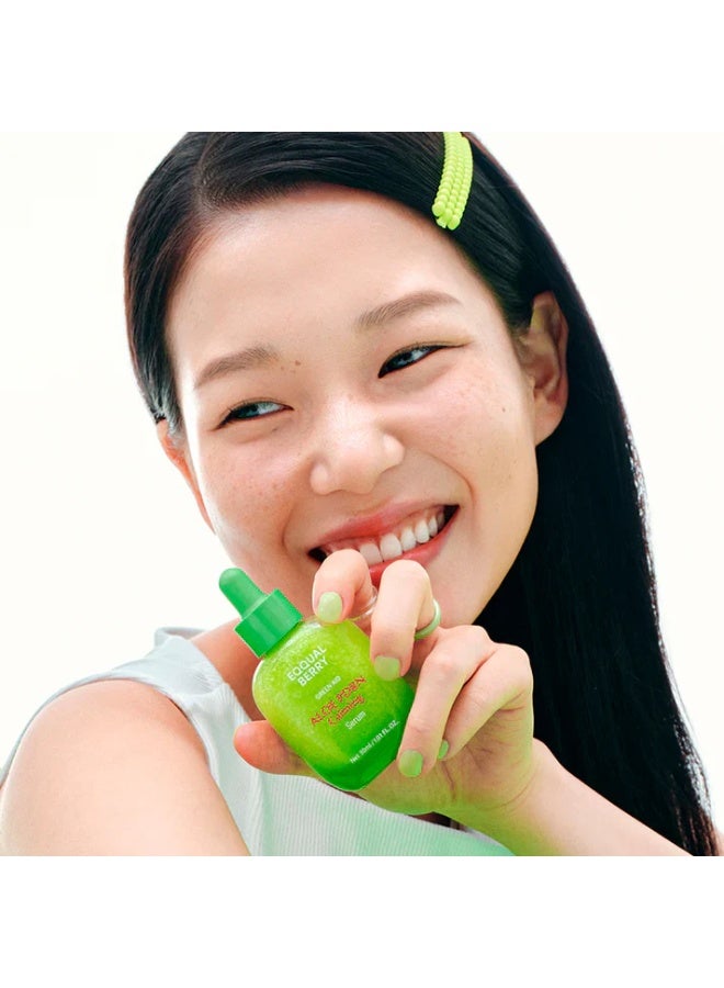 eqqualberry ALOE PDRN Calming Serum 30ml - Soothe, Repair and Strengthen Sensitive Skin, Hypoallergenic, with Aloe and Centella for Intense Calming and Barrier Repair - Image 2