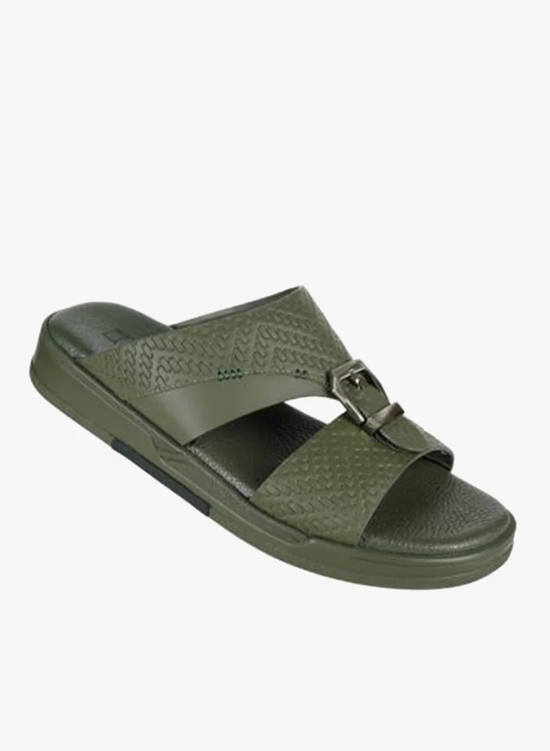 barjeel uno 008-3592 Barjeel Uno Mens Arabic Sandals B120 Olive