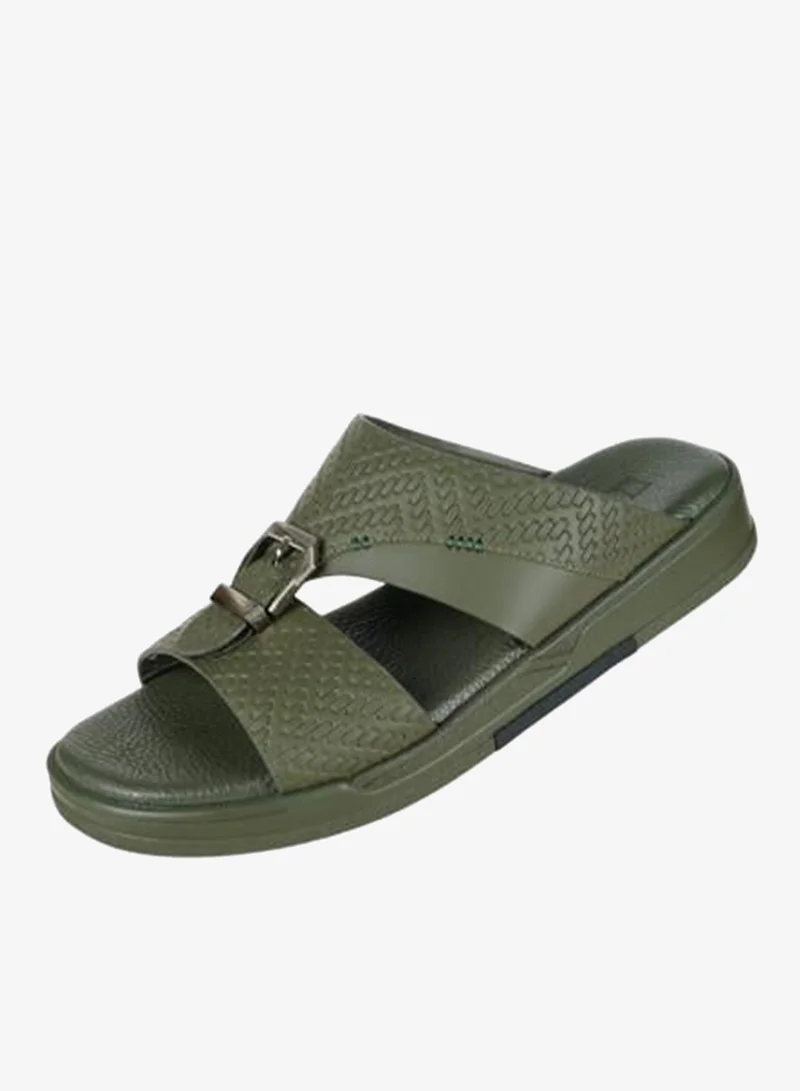 008-3592 Barjeel Uno Mens Arabic Sandals B120 Olive