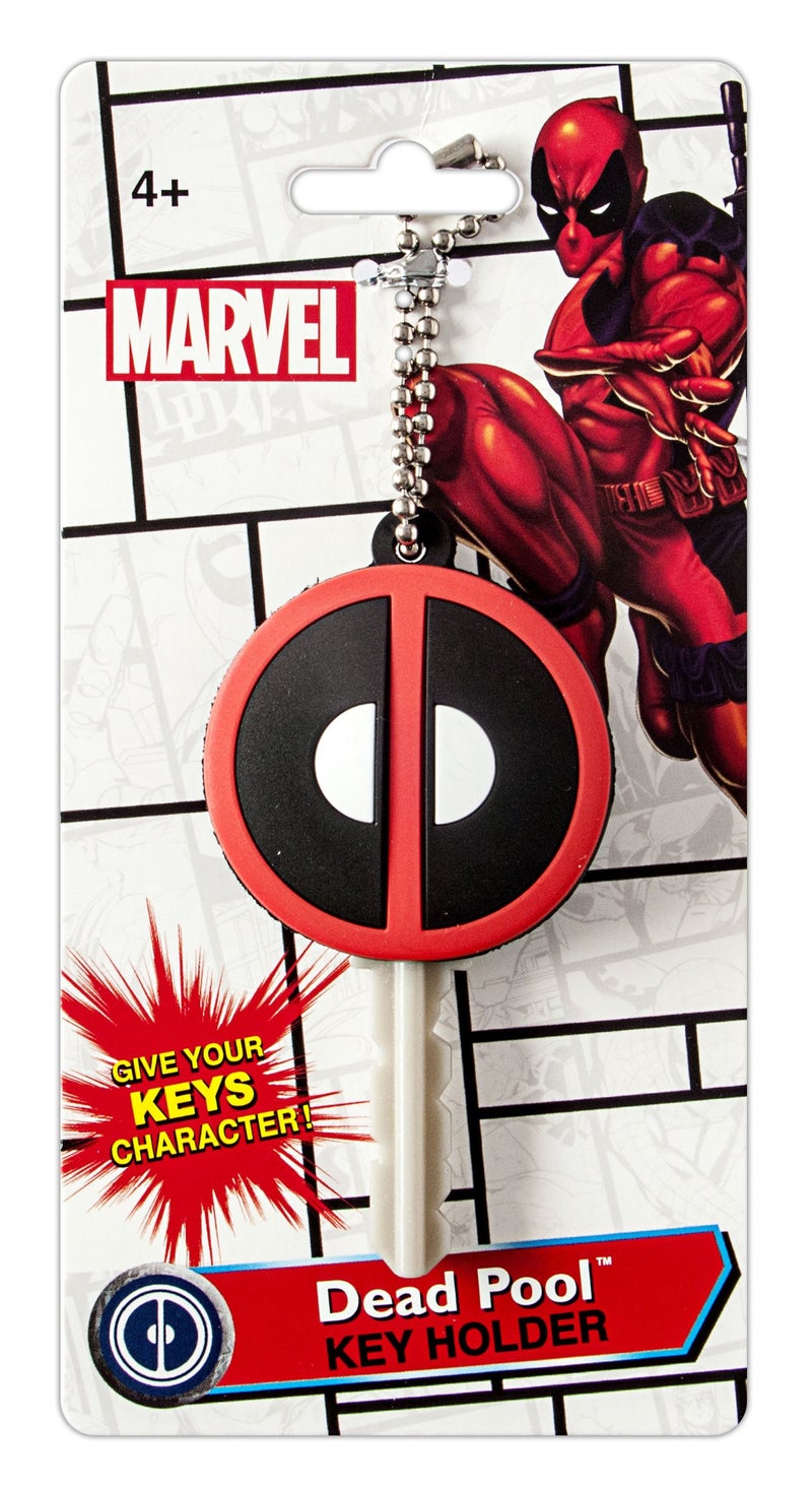 Marvel Deadpool Logo Soft Touch PVC Key Holder Multi-colored, 1" - Image 2
