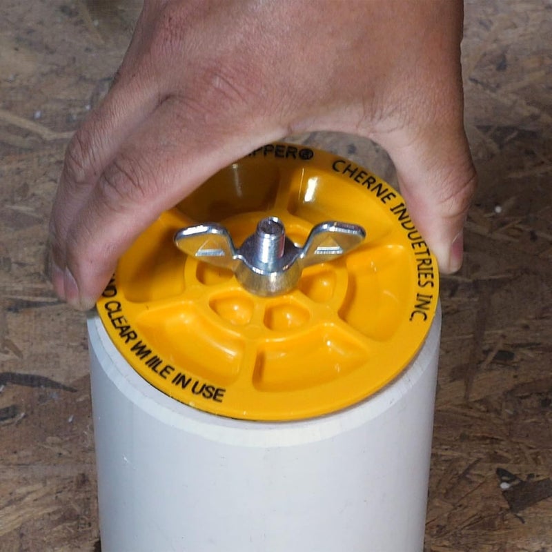 Cherne 270229 End-Of-Pipe Gripper Mechanical Test Plug, 2 Inch, Yellow - Image 3