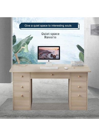 Office Table Computer Desk Home Office Desk Writing Desk Work Table with 7 Storage Drawers Executive Large Storage Space(120×45×71.5cm) - pzsku/Z4F60E86FC5EE3C0A692AZ/45/1746227201/b36a9425-ebc2-4a1a-8fa5-ce6c906168ec