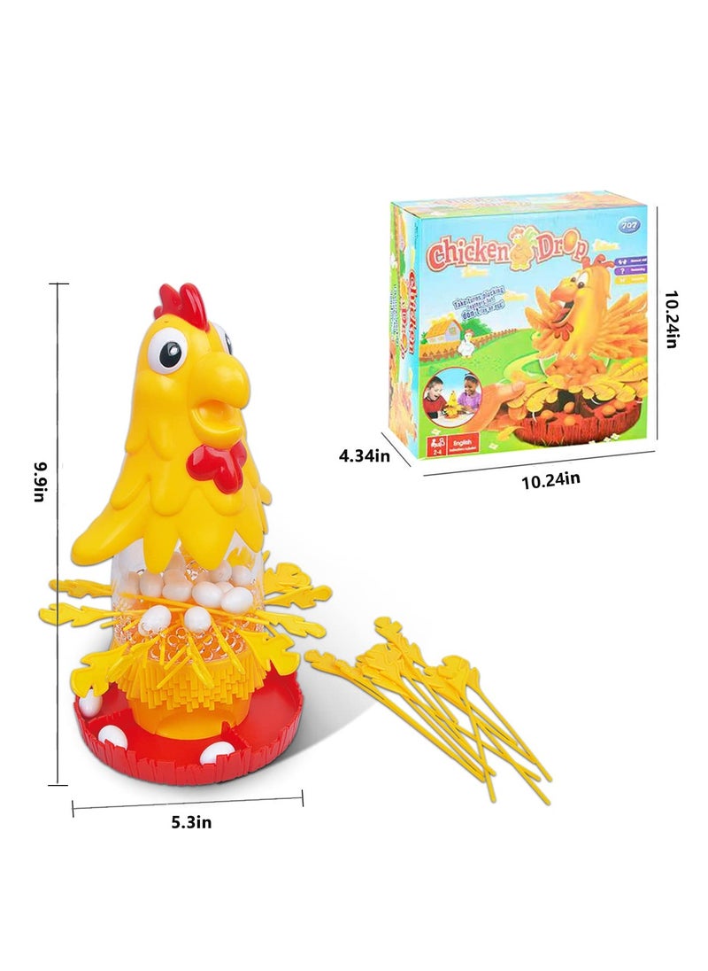 Sharpdo Hen Laying Eggs Plucking Game Hen Laying Eggs Educational Toys Educational Games Toys Hand-Eye Coordination Toys for Boys and Girls (Chick)  - Image 4
