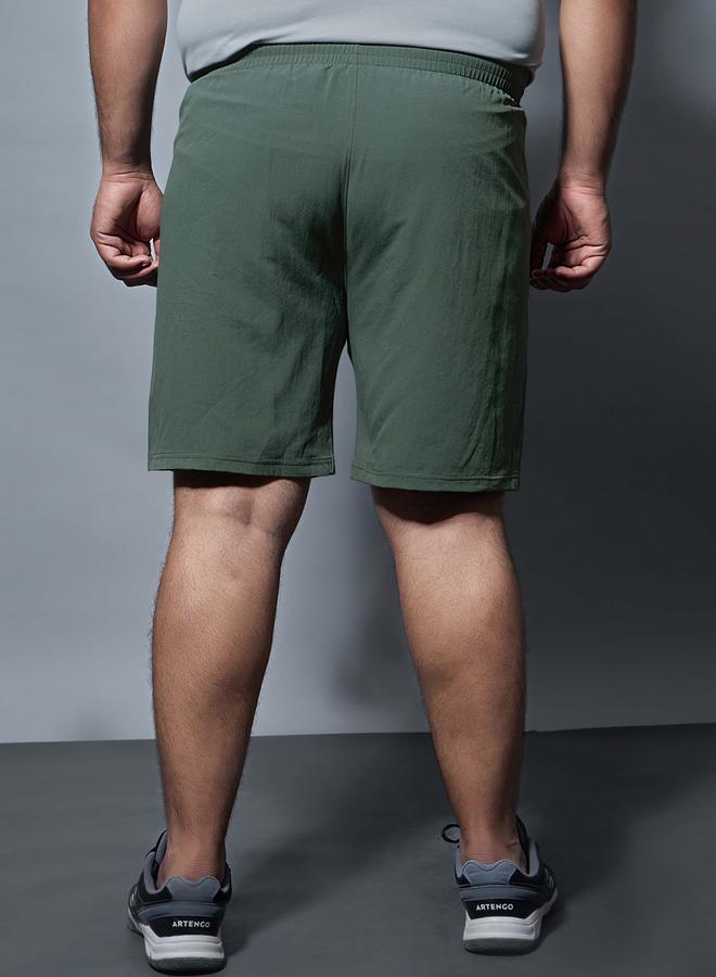Technosport Men Solid Slim Fit Sports Shorts with TECHNOLITE - Image 4