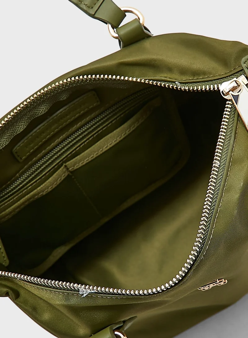 TOMMY HILFIGER Poppy Top Handle Small Tote Bag
