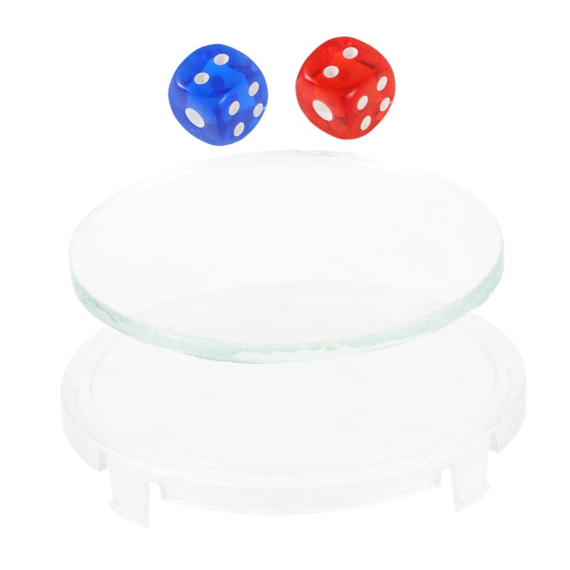 Tempered Glass Cover For Mahjong Machine Dice Tray Protective Quieter Gaming Accessory - Image 2