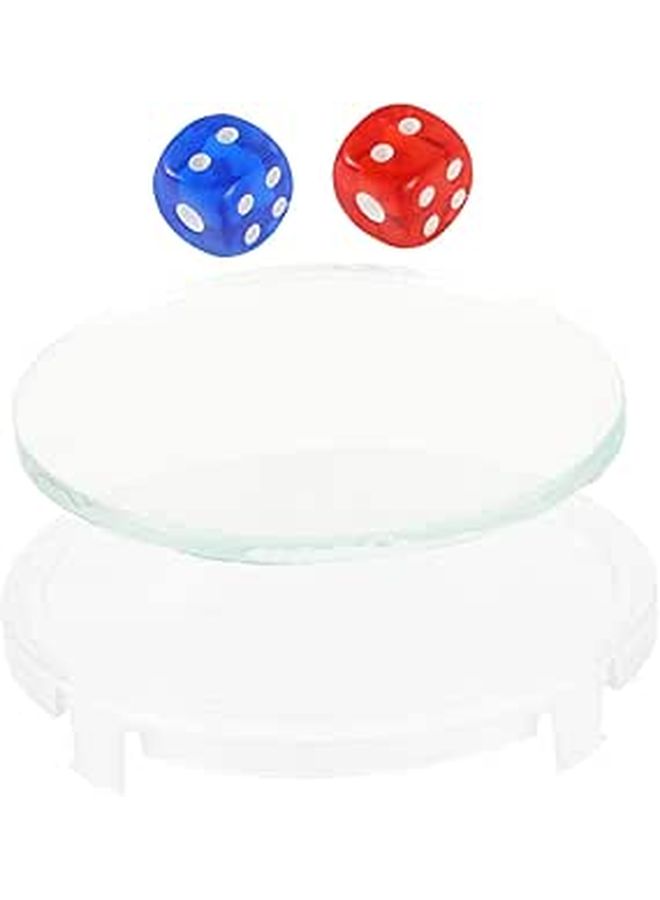 Tempered Glass Cover For Mahjong Machine Dice Tray Protective Quieter Gaming Accessory - Image 1