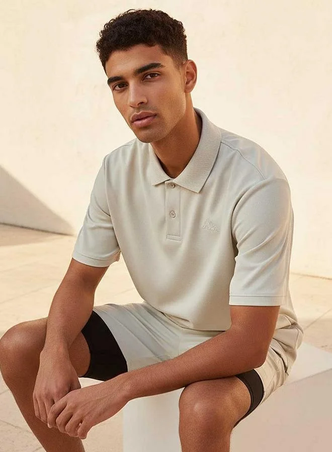 Kappa BEIGE Kappa Soft Touch Polo T shirt for Men | Best Price UAE