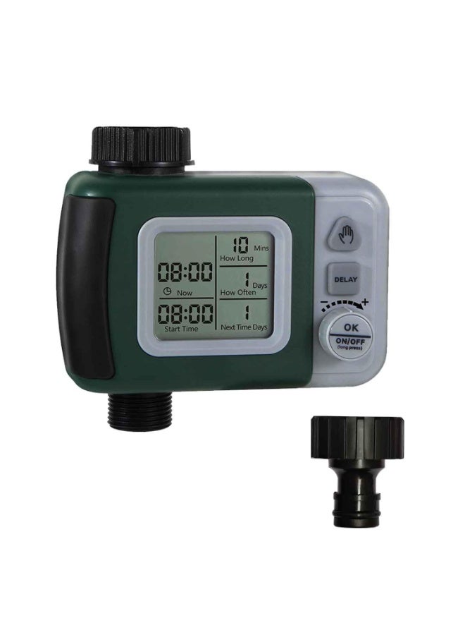 روك بو نظام الري التلقائي مؤقت مياه سهل البرمجة ثلاث وضعيات: رشاش تلقائي، تأجيل الري عند المطر، الري اليدوي للاستخدام الخارجي - Image 3