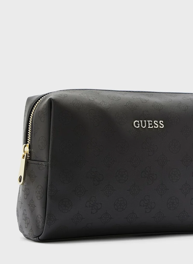GUESS Jacaline Zip Around Cosmetic Bag