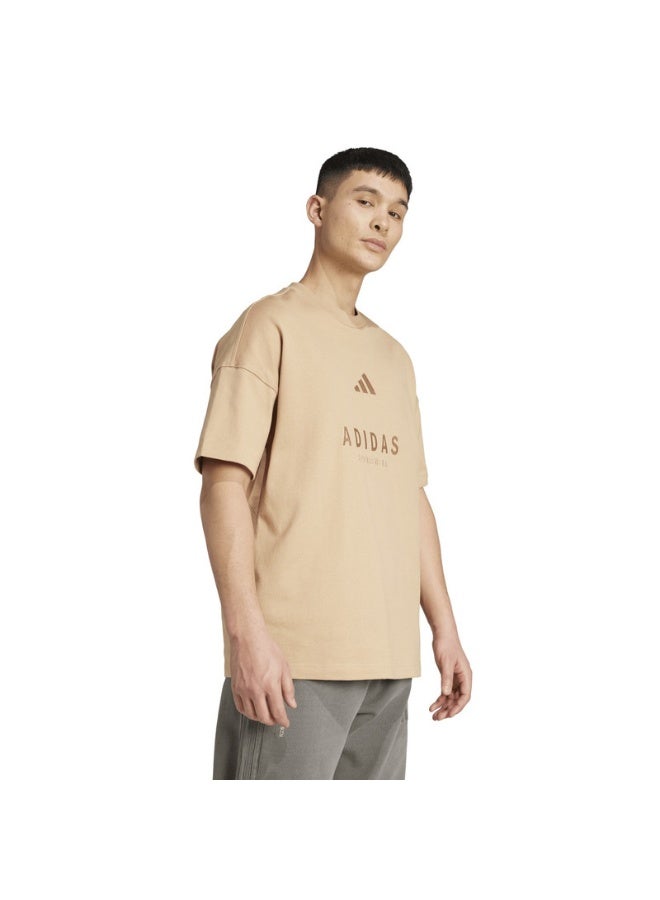 Adidas Adidas M A Szn G T M Brown Not Sports Specific T-Shirts For Men - Image 4