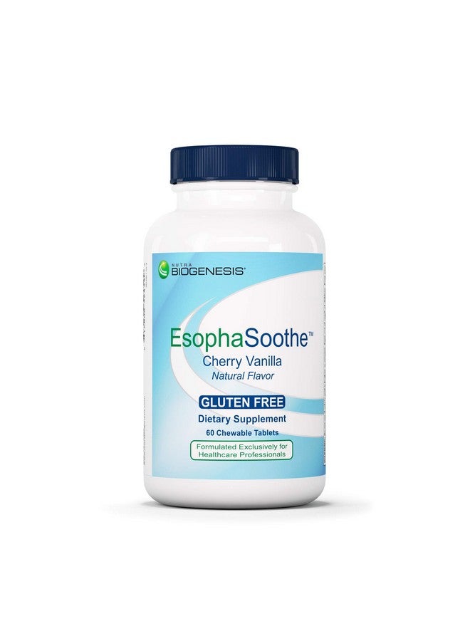 Nutra BioGenesis Esophasoothe Chewable Tablets Cherry Vanilla Flavor Gluten Free 60 Chewable Tablets - Image 2