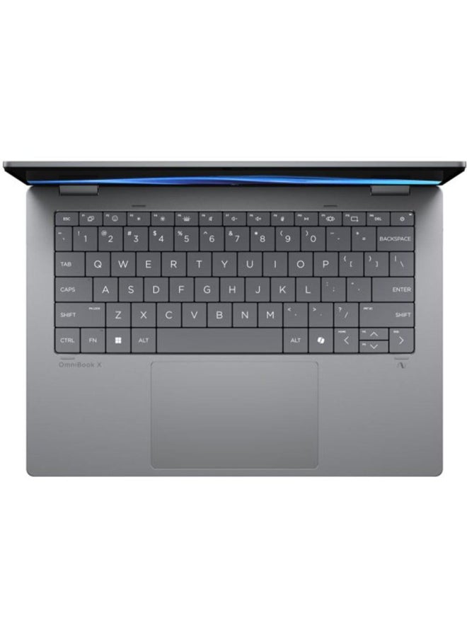HP لابتوب OmniBook X Flip 2 في 1 القابل للتحويل (2025) – AMD Ryzen AI 5-340 / 14 بوصة / 512 جيجابايت SSD / 16 جيجابايت RAM / ويندوز 11 هوم / فضي – [14-FK0001NE] - Image 4