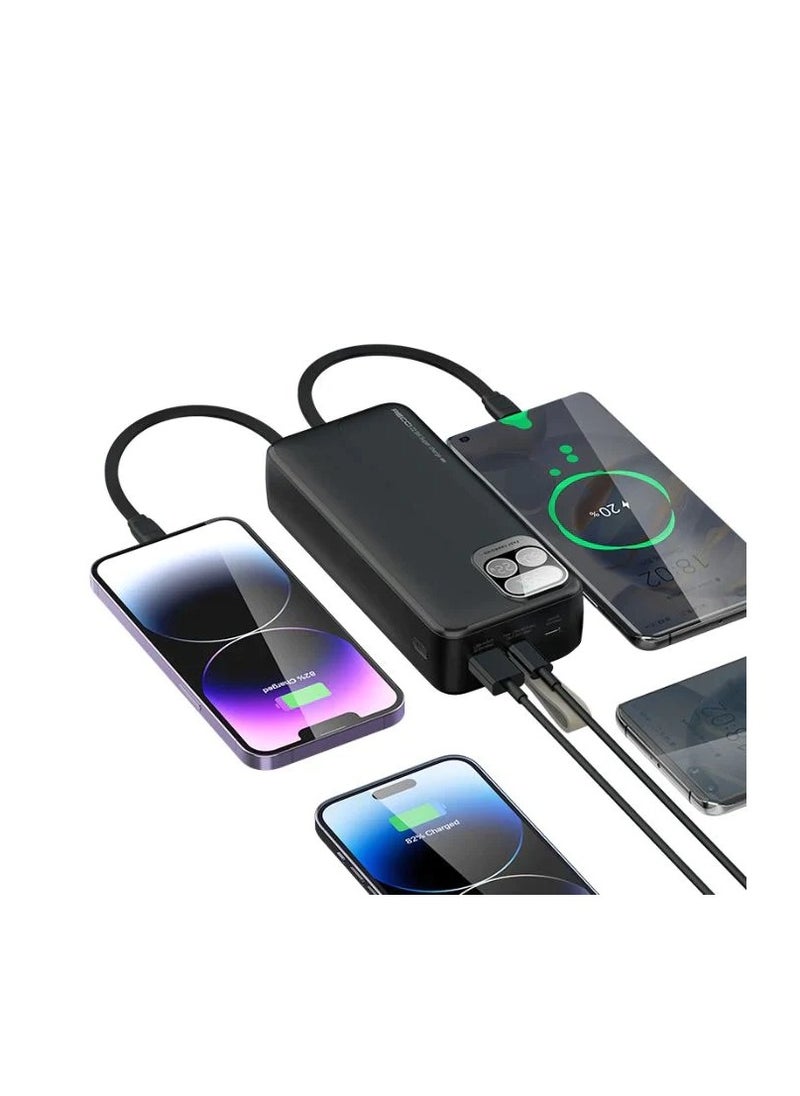 Recci Recci RPB-P38 PD 20W + 22.5W 30000mAh Power Bank with Built-in Type-C & Lightning Cable  - Image 5