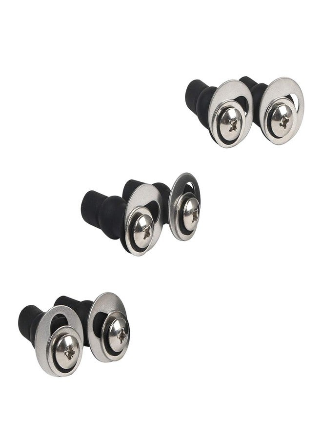 Hibbent 6 Pack Universal Toilet Seat Hinges Screw, Blind Hole fixings Expanding Rubber Top Fix Nuts Screws for Top Mounting Toilet Seat Hinges-3 Pairs (with One Expandable Ball) - Image 2