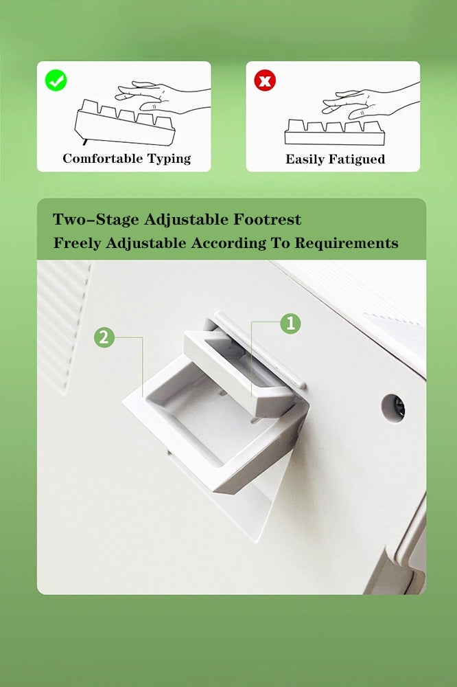 Bolivia's Gaming Keyboard 98 Keys with RGB lighting，Ergonomic Design the game buttons do not conflict,20% Mini Gaming Keyboard High-performance keyboard for Gamers and Office use - Image 3