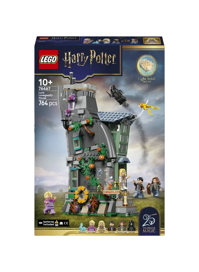 LEGO Harry Potter Luna Lovegood’s House Toy for Kids 76467 (Age 10+, 764 Pieces)