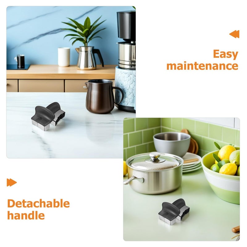 4pcs Pressure Cooker Replacement Side Handles Detachable Pot Handles Anti Scald Design Kitchen Utensil Parts For Black Stove Tops Cooker Pots Boilers - Image 4