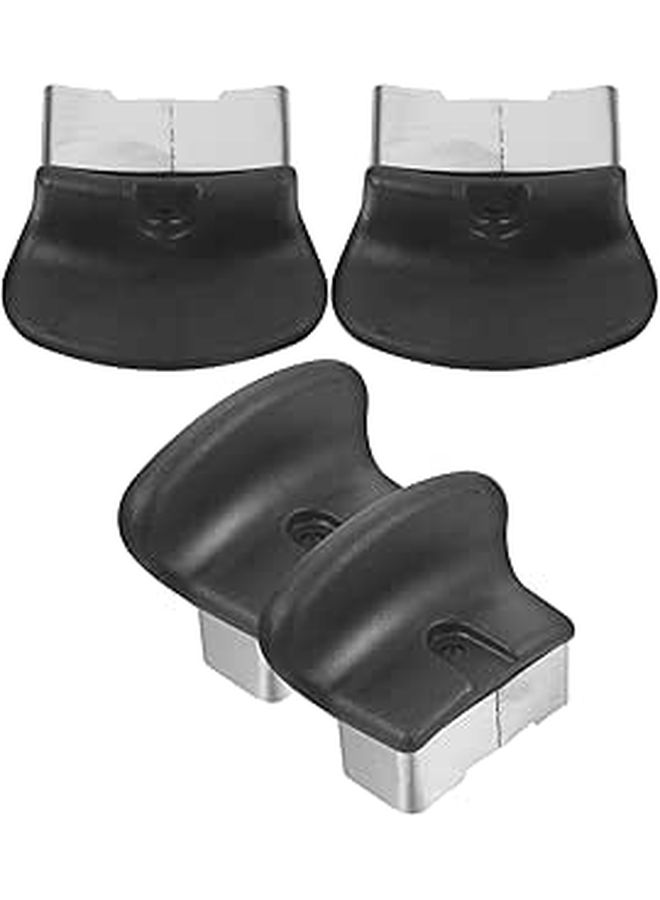 4pcs Pressure Cooker Replacement Side Handles Detachable Pot Handles Anti Scald Design Kitchen Utensil Parts For Black Stove Tops Cooker Pots Boilers - Image 1