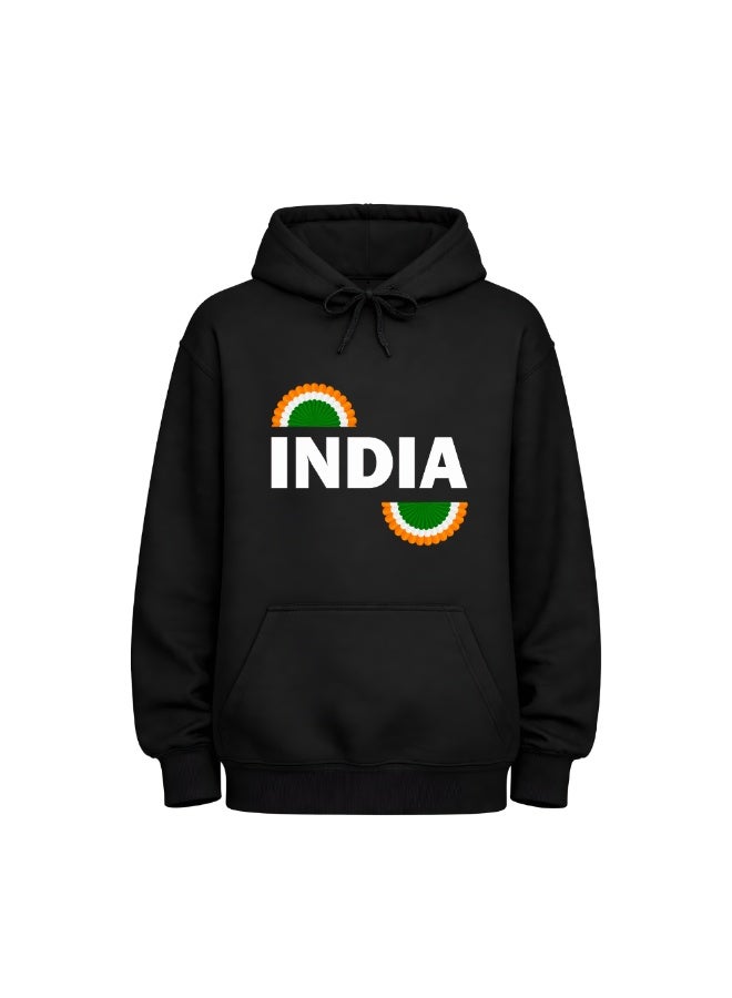 PRINTSHOP4ME India Hoodies For Both Men And Women-Soft Cotton Pullover-Long Sleeve With Drawstring And Kangaroo Pockets-Ideal Unisex Hoodie For Indoor And Outdoor - Image 1