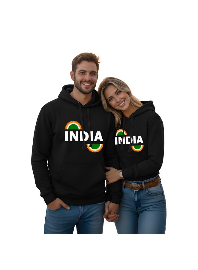 PRINTSHOP4ME India Hoodies For Both Men And Women-Soft Cotton Pullover-Long Sleeve With Drawstring And Kangaroo Pockets-Ideal Unisex Hoodie For Indoor And Outdoor - Image 5