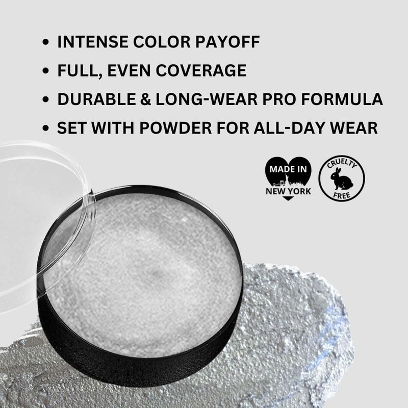 Mehron Makeup Color Cups (.5 oz) (Silver) - Image 3