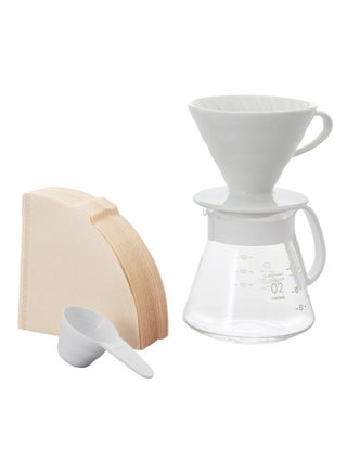 V60 Ceramic Dripper 02 Set, White - pzsku/Z4F61924F42260FE74FC2Z/45/_/1728640085/68c35ee9-8336-461c-8052-51f1be82b116