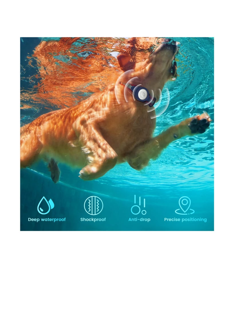 Excefore Airtag Dog Collar Holder, Waterproof Airtag Dog Collar Holder, Compatible Apple Air Tag, Pet Collar Case Anti-Lost Air Tag Case Holder with Cat Dog Collars - Image 5
