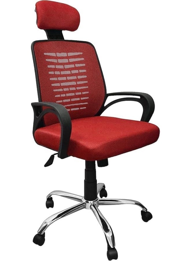 Rama Office Furniture 404-A-Red-Black - Image 1