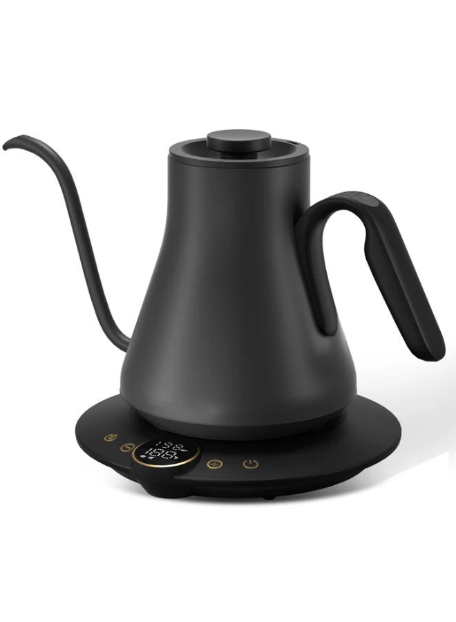 الكوكيناري کتری برقی Cocinare Flow B9 Barista Gooseneck با کنترل دقیق دما از جنس استیل ضد زنگ، رنگ خاکستری تیره مات، حجم 0.9 لیتر - Image 1