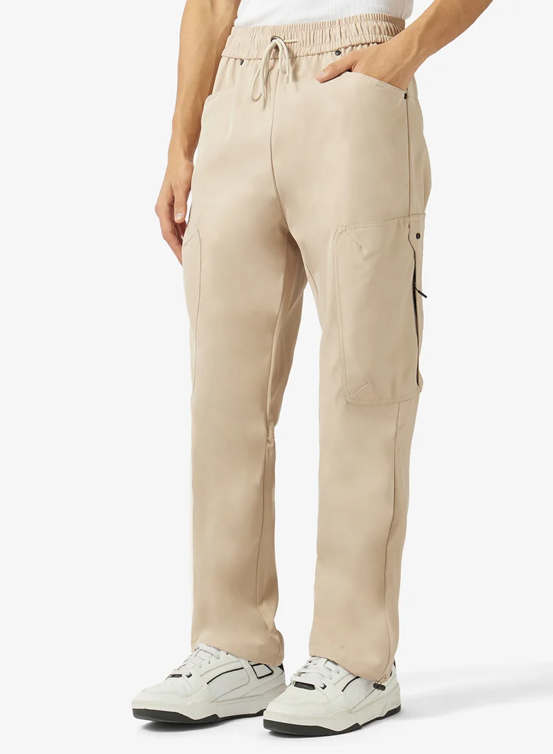 سفنتي فايف بنطلون كارجو بجيوب بسحاب