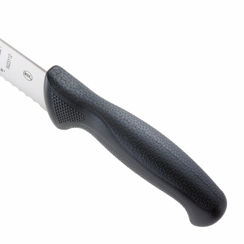 Mercer Culinary مرسر كوليناري M23112 ميلينيا مقبض أسود، 12 بوصة حافة متموجة، سلايسر - Image 2