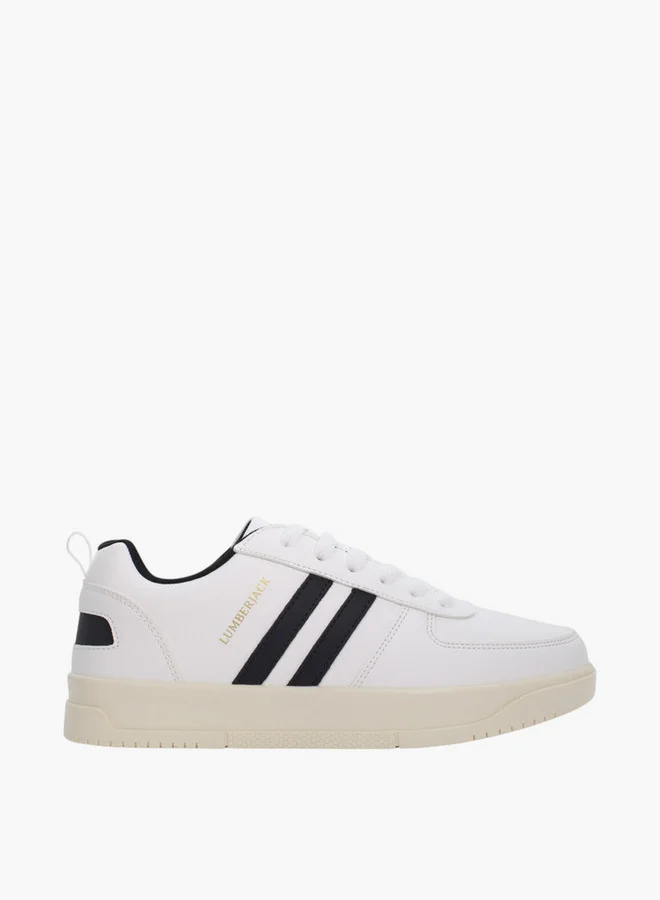 لامبرجاك Women's Panelled Lace-Up Sneakers
