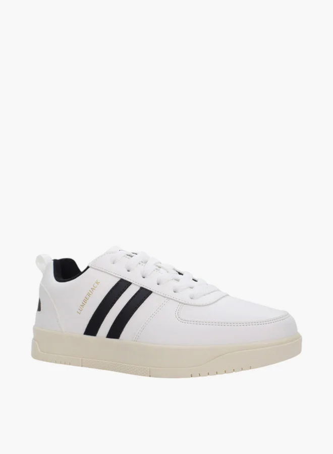 لامبرجاك Women's Panelled Lace-Up Sneakers