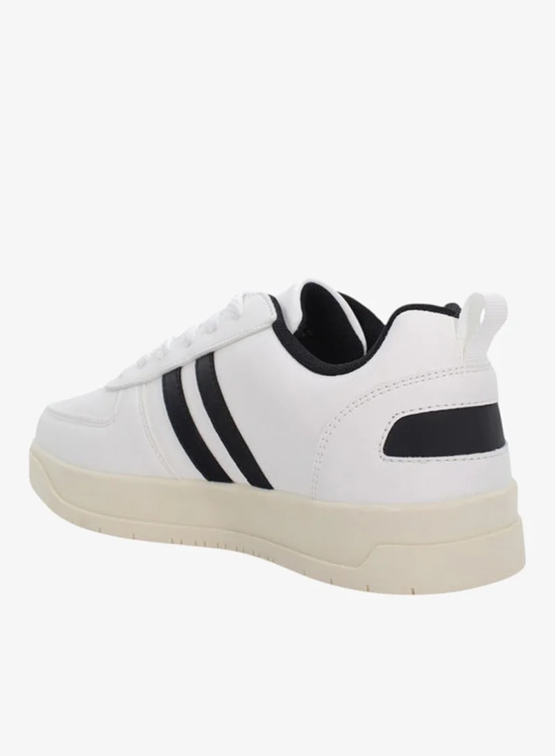 Lumberjack  Women's Panelled Lace-Up Sneakers for Women | Best Price UAE