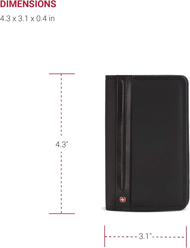 Wenger Luggage Diplomat Personal Card File 156, Black, One Size - Image 4