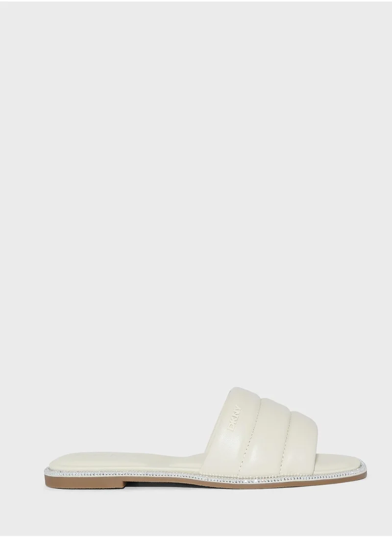 DKNY Bethea Flat Slide Sandals