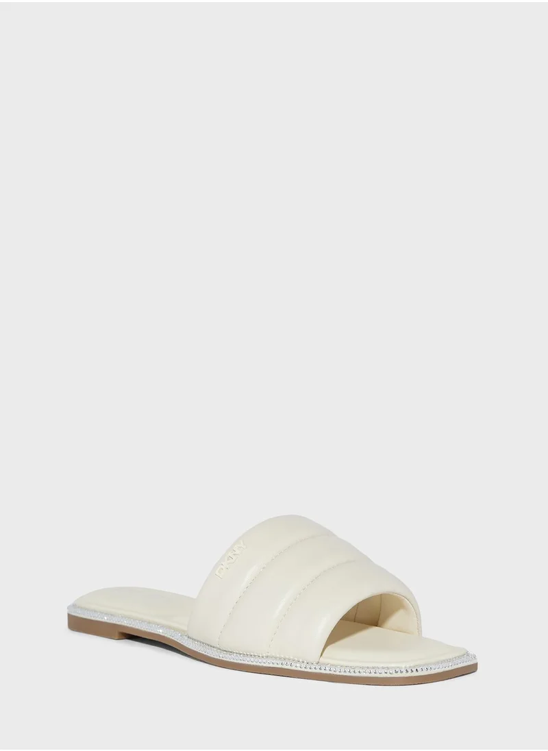 DKNY Bethea Flat Slide Sandals